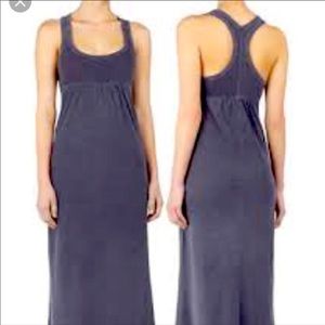 James Perse Racerback Contrast Binding Dress